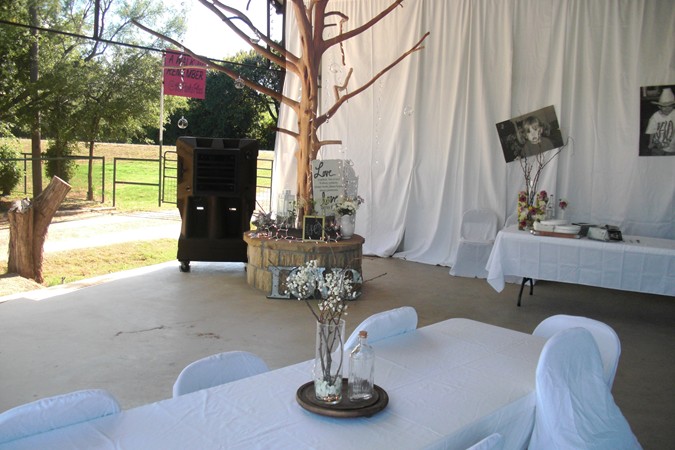 "Entrance from Buffalo Gap Road in Background"